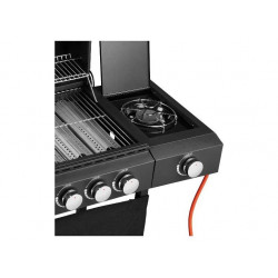 GRILLMEISTER Barbacoa de gas con 6 + 1 quemadores lateral
