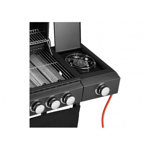 GRILLMEISTER Barbacoa de gas con 6 + 1 quemadores lateral
