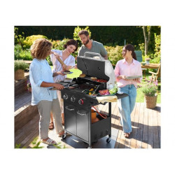 GRILLMEISTER Barbacoa de gas de 3 quemadores