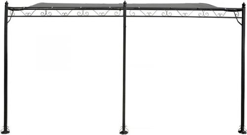 Gris Cenador de metal 3 x 4 m