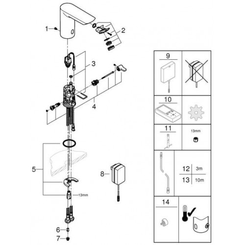 GROHE Bau Cosmopolitan E (36453000)