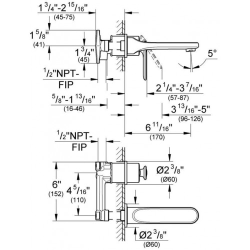 GROHE Cuerpo de instalación universal montado (32635)