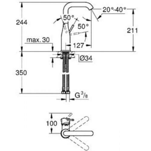 GROHE Essence L-Size (23541001)