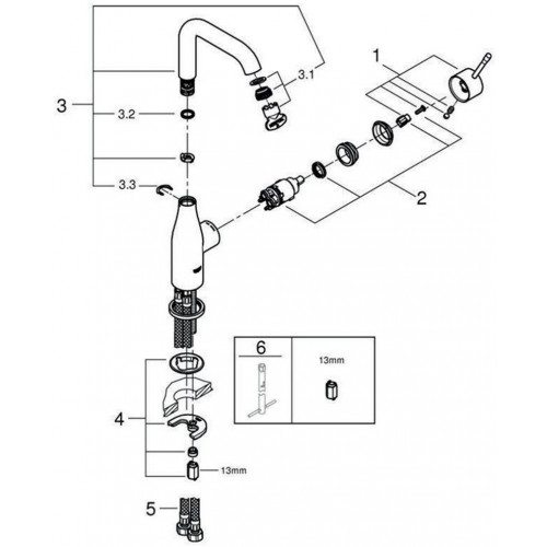 GROHE Essence L-Size (23541001)