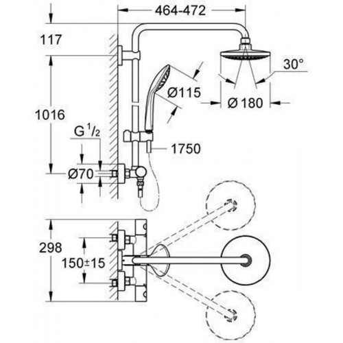 GROHE Euphoria System 180 (27296001)