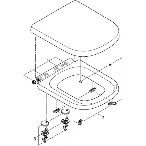 GROHE Euro Ceramic set (39462000)