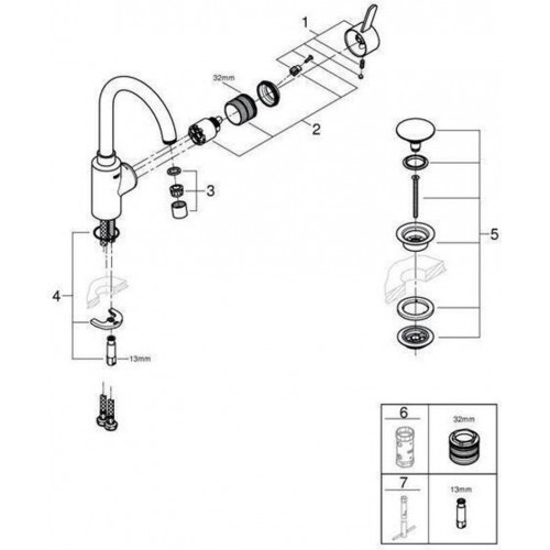 GROHE Eurosmart Cosmopolitan (23933001)