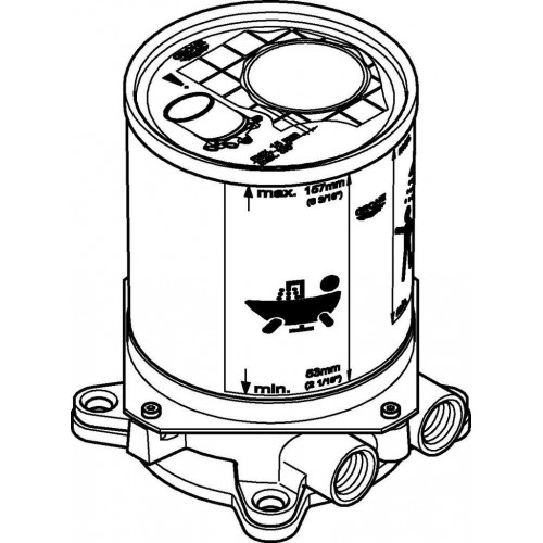 GROHE Installation Kit for Free-Standing Bath Mixer (45984001)