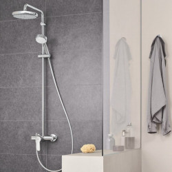 GROHE Tempesta Cosmopolitan System 210 sistema de ducha con mezclador monomando para montaje en pared (26224001)