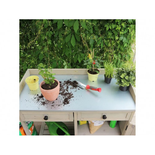 HABAU Mesa de cultivo con armario bajo