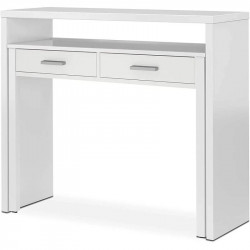 Habitdesign Bureau Mesa de Escritorio Extensible Blanco Artik