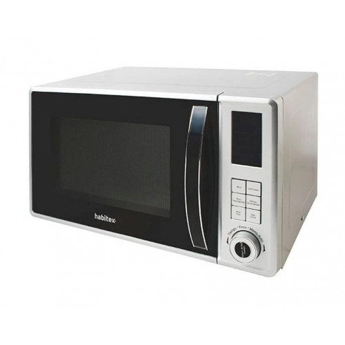 Habitex Microondas 23 L.800w Digit.Silver Grill