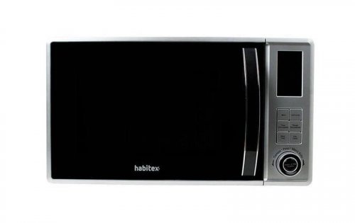 Habitex Microondas 23 L.800w Digit.Silver Grill