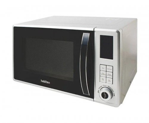 Habitex Microondas 23 L.800w Digit.Silver Grill