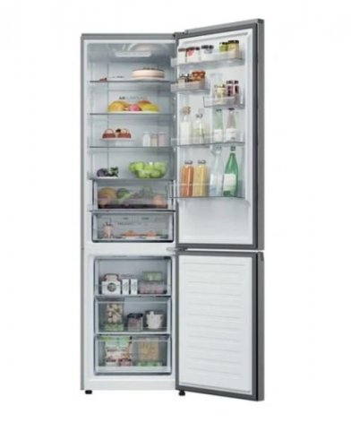 Haier HDPR1620ANPK - Frigorífico Combi 205x59.5Cm Total NoFrost AirFlow Clase A Inox