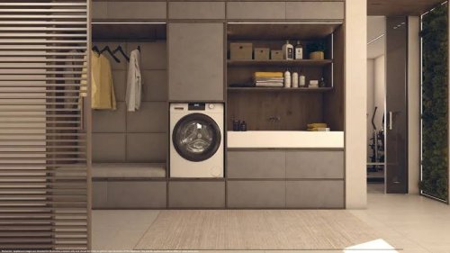 Haier HW110-BP14929A-S Lavadora Carga Frontal