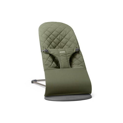 Hamaca Bliss BabyBjörn tejido Woven acolchado pétalo Verde militar