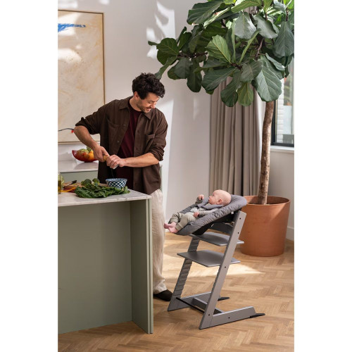 Hamaca Stokke ® Newborn Set para Trona Tripp Trapp Blanco / Gris