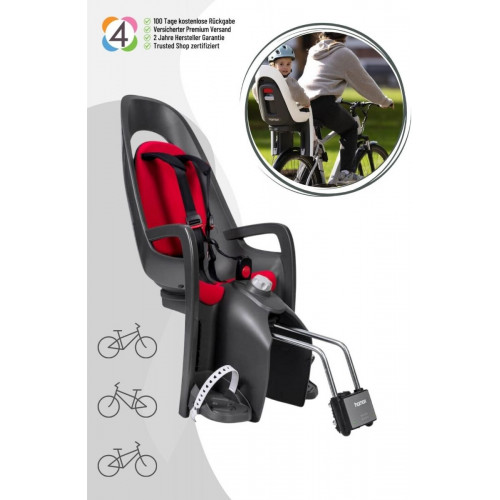 Hamax Caress bicycle seat with lockable frame mount