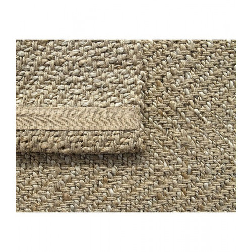 Hamid - ALCÁZAR NATURAL 350x250cm - Alfombra de yute extra grande para salón, dormitorio, comedor