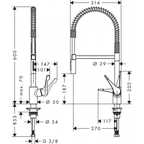 Hansgrohe Cento XXL