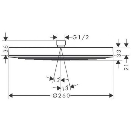 Hansgrohe Pulsify 260 1jet