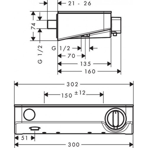 Hansgrohe ShowerTablet Select 300 (13171)