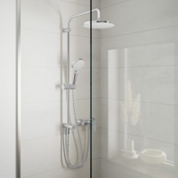 Hansgrohe Vernis Blend 200 1jet Showerpipe Reno with EcoSmart