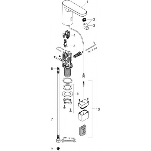 Hansgrohe Vernis Blend Elektronik (71503000)