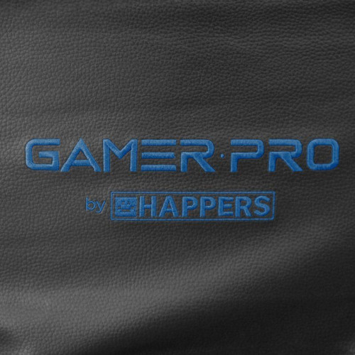 Happers Pack Puff Gamer Pro + Reposapiés + Cojín Azul