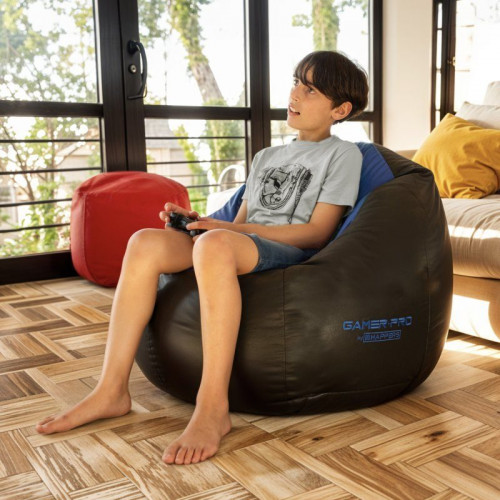 Happers Puff Gamer Junior Polipiel Interior Gris
