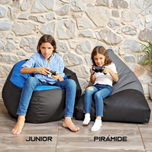 Happers Puff Gamer Junior Polipiel Interior Gris