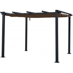Happy Garden Pérgola independiente 3 × cassis