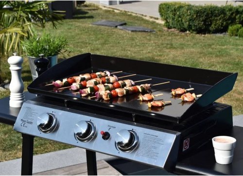 Happy Garden Plancha de Gas Séville 3 Quemadores 7,5kw