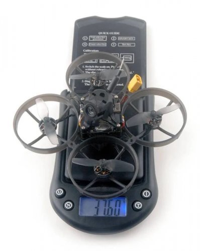 Happymodel Happymodel Mobula7 80mm 2S Micro Whoop drone de carreras FPV BNF con CrazyF4HD ELRS FC DJI O4 Air Unit sistema digital HD