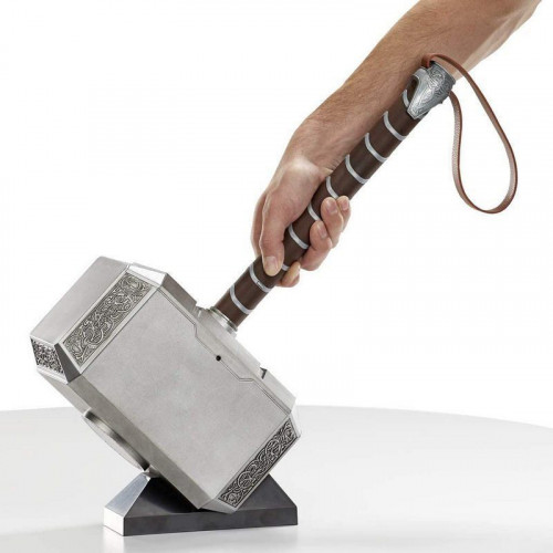 Hasbro Marvel Legend Series Réplica Electrónica Martillo Mjolnir de Thor 50cm