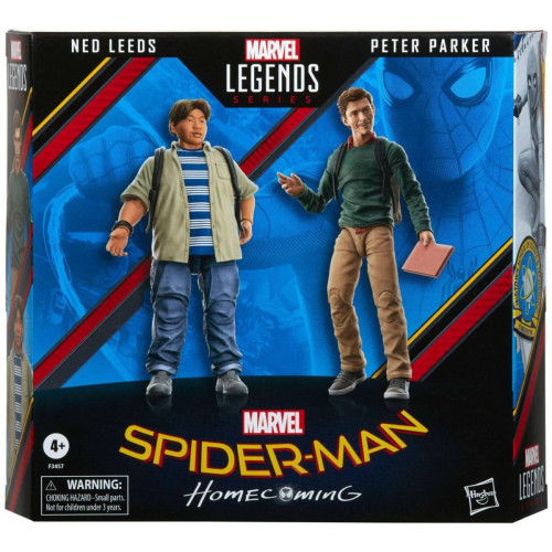 Hasbro Marvel Legends Series Spiderman: Homecoming pack 2 figuras - Ned Leeds and Peter Parker