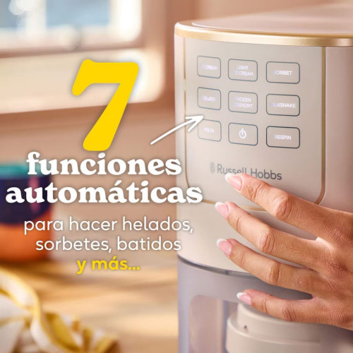 Heladera Russell Hobbs Chilluxe™ Crema / Oro