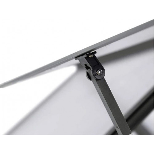 Helloshop26 Invernadero de carpa para plantas flores y verduras con estructura de base 224 x 169 x 195 cm aluminio antracita 02_0044496