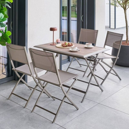 Hespéride Azua rectangular folding garden table 110 x 71 cm