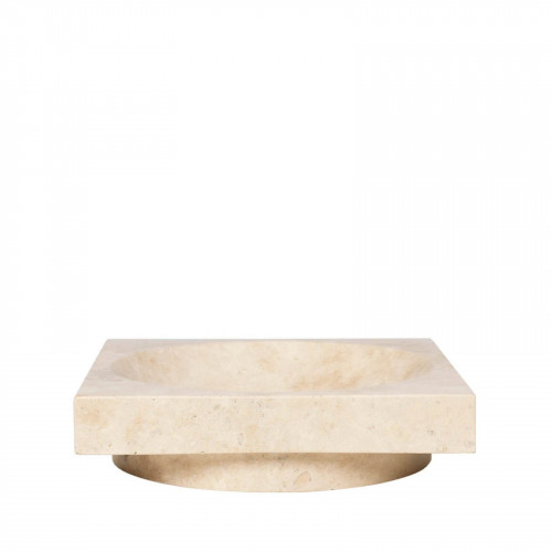 Hew Low Centrepiece Plato Travertine - Ferm Living