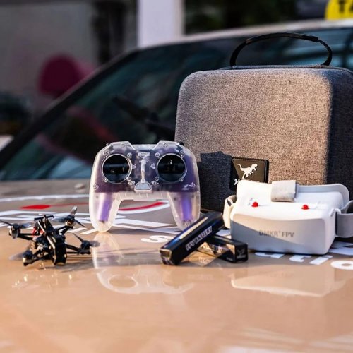 HGLRC HGLRC Draknight 2 pulgadas 2S Toothpick RC FPV Racing Drone nivel de entrada RTF con controlador remoto Gafas FPV para principiantes