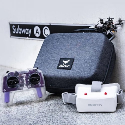 HGLRC HGLRC Draknight 2 pulgadas 2S Toothpick RC FPV Racing Drone nivel de entrada RTF con controlador remoto Gafas FPV para principiantes