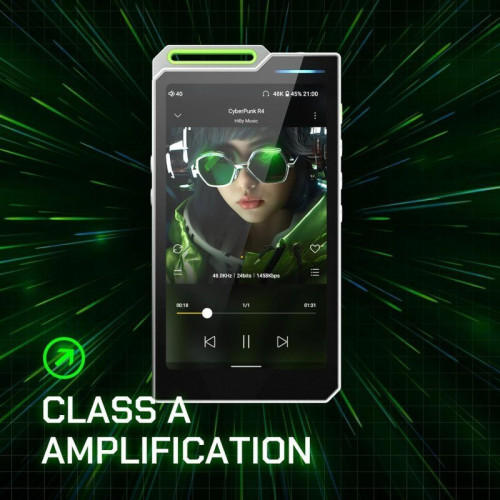 Hiby R4 Reproductor Hi-Res con Android 12 Plata