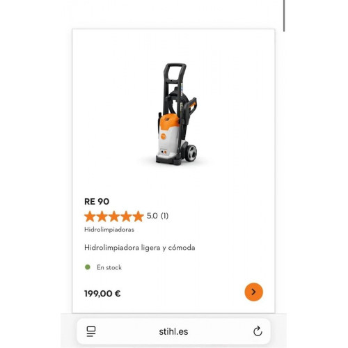 Hidrolimpiadora STIHL RE 90