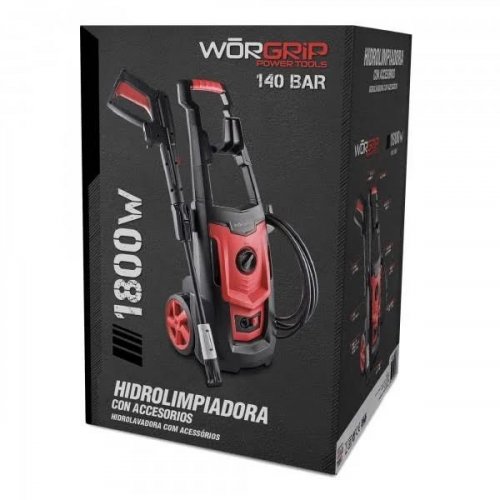 Hidrolimpiadora Worgrip 1800w. 140 bar