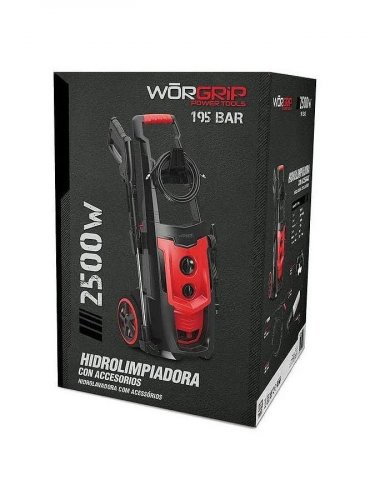 Hidrolimpiadora Worgrip 2500w. 195 bar