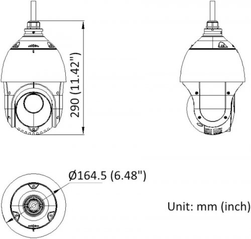 Hikvision ds-2de4825iwg1-E Cámara de seguridad IP PTZ 8MP Blanco