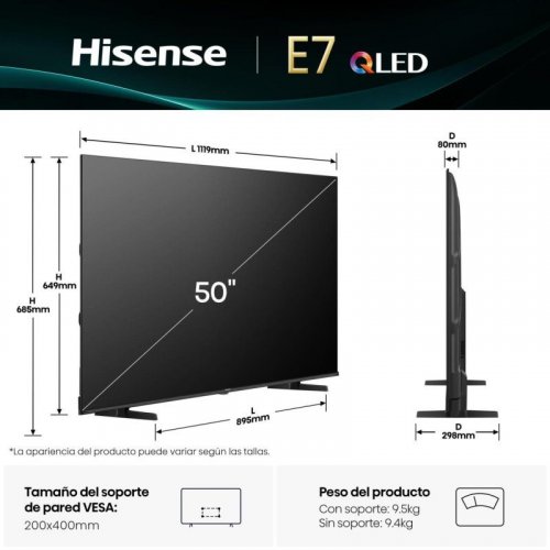 Hisense 50E7Q 50