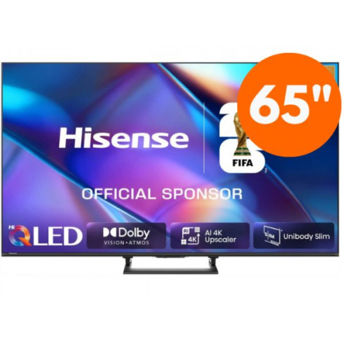 Hisense 65A7S - Televisor QLED de 65 pulgadas 4K 60 Hz SmartTV